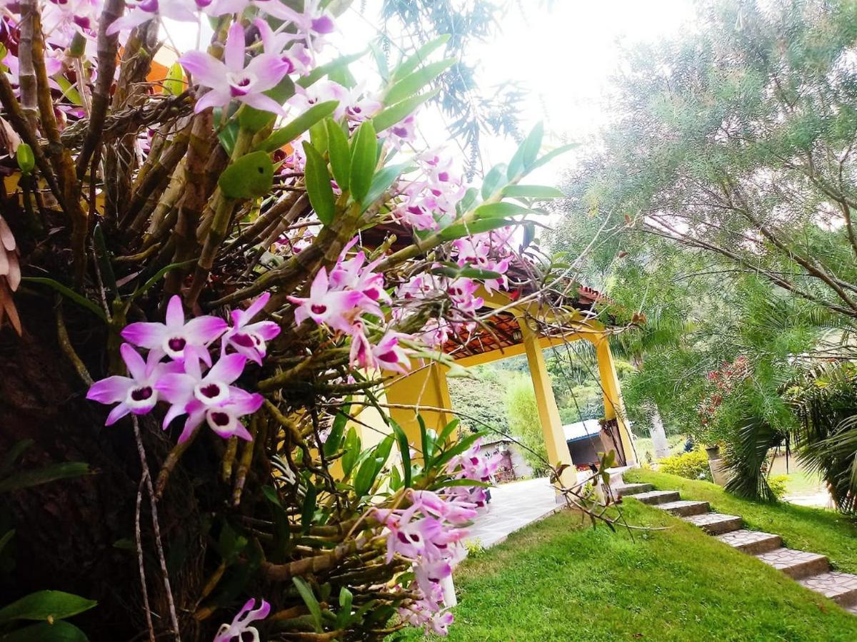 Casa Com Flores Pedra Azul  Buitenkant foto